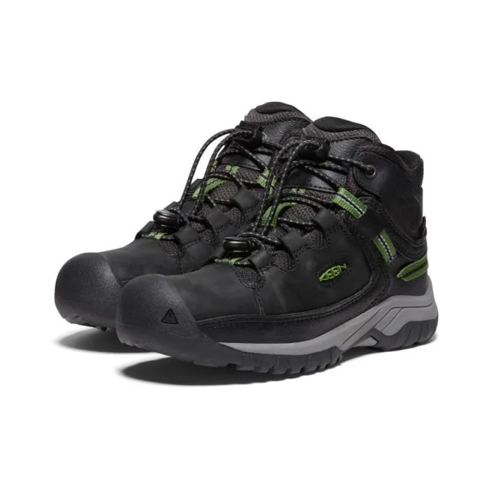 Big Kids039 Black Hiking Boots 8211 Targhee Mid WP Kids KEEN Hike Big Kids039 Black Hiking Boots 8211 Targhee Mid WP Kids KEEN Hike