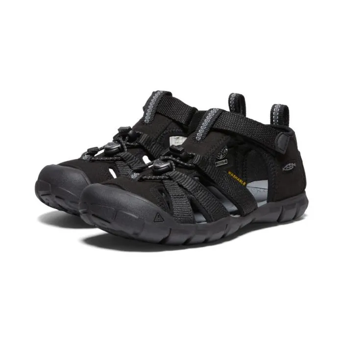 Big Kids039 Black Water Sandals 8211 Seacamp II CNX Kids KEEN Playground Big Kids039 Black Water Sandals 8211 Seacamp II CNX Kids KEEN Playground