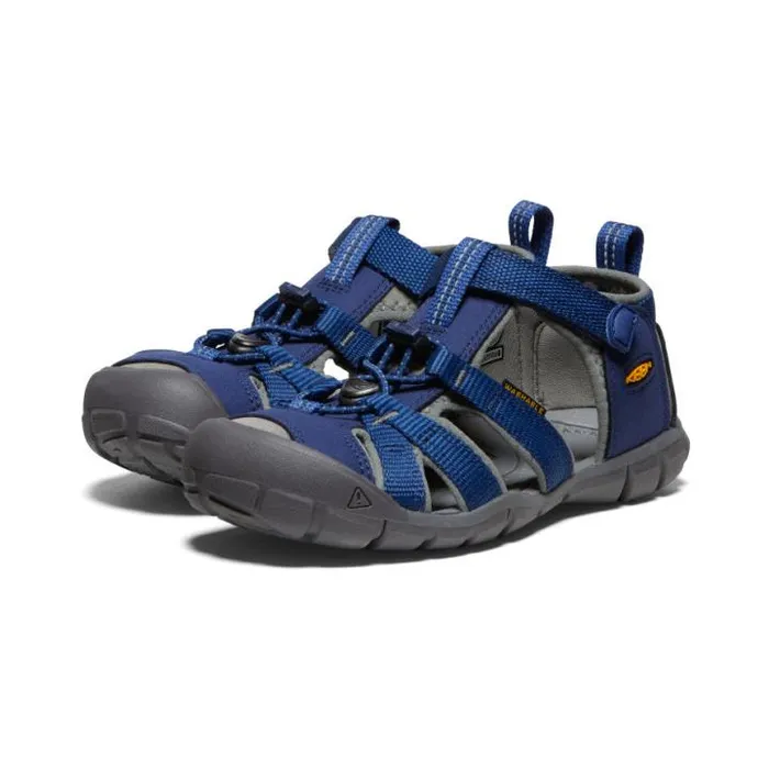 Big Kids039 Blue Water Sandals 8211 Seacamp II CNX Kids KEEN Water Big Kids039 Blue Water Sandals 8211 Seacamp II CNX Kids KEEN Water