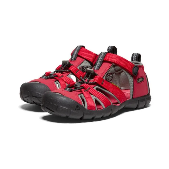 Big Kids039 Red Water Sandals 8211 Seacamp II CNX Kids KEEN Playground Big Kids039 Red Water Sandals 8211 Seacamp II CNX Kids KEEN Playground