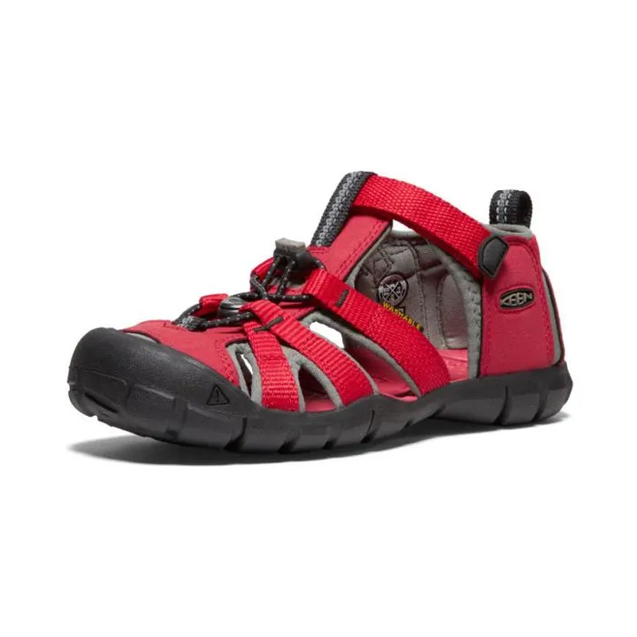 Big Kids039 Red Water Sandals 8211 Seacamp II CNX Kids KEEN Playground Big Kids039 Red Water Sandals 8211 Seacamp II CNX Kids KEEN Playground