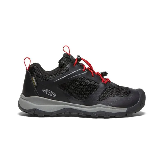 Big Kids039 Wanduro Low Waterproof Black Leather Shoe Kids KEEN Shoes
