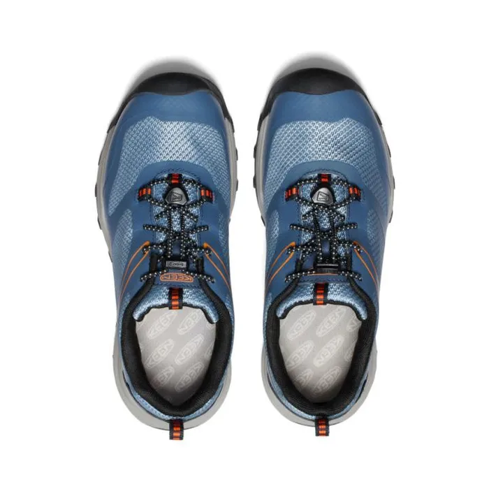 Big Kids039 Wanduro Low Waterproof Vintage IndigoScarlet Ibis Leather Shoe Kids KEEN Playground Big Kids039 Wanduro Low Waterproof Vintage IndigoScarlet Ibis Leather Shoe Kids KEEN Playground