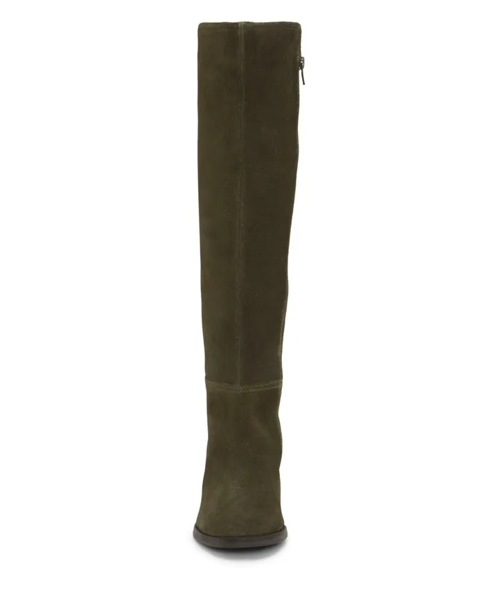 Bonnay KneeHigh Wide Calf Boot Dark Green Women Lucky Brand Shoes