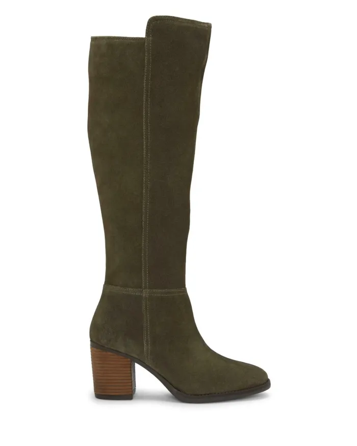 Bonnay KneeHigh Wide Calf Boot Dark Green Women Lucky Brand Shoes