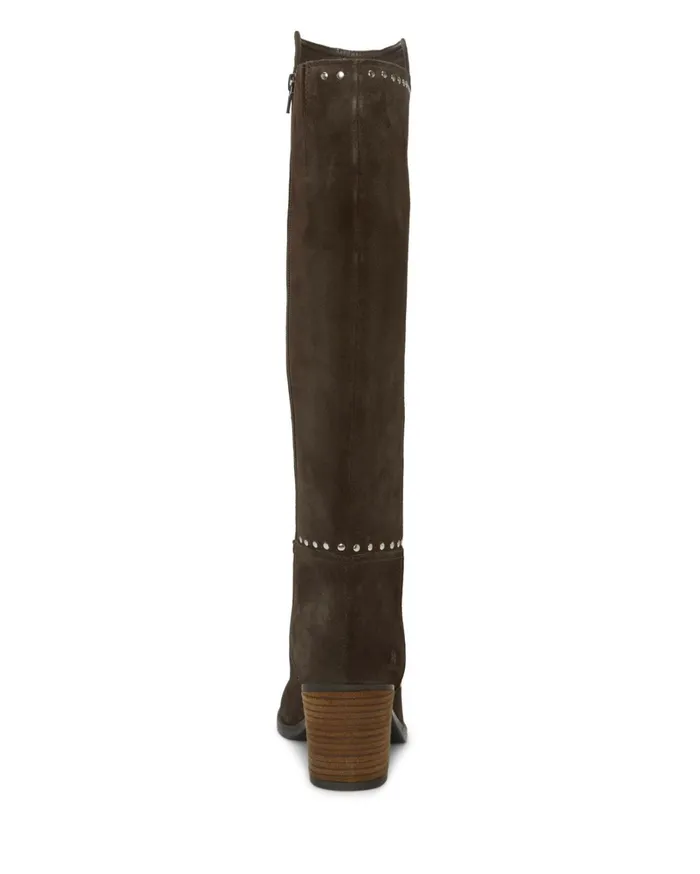 Bonnay Studded KneeHigh Boot Dark Grey Women Lucky Brand Shoes