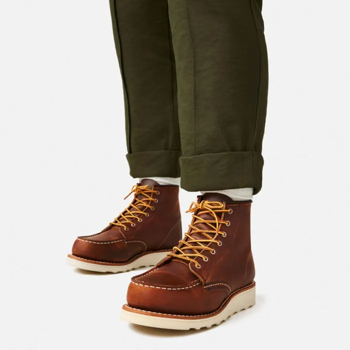 Boots Women Orvis Womens Red Wing 6034 Classic Moc Boots Copper