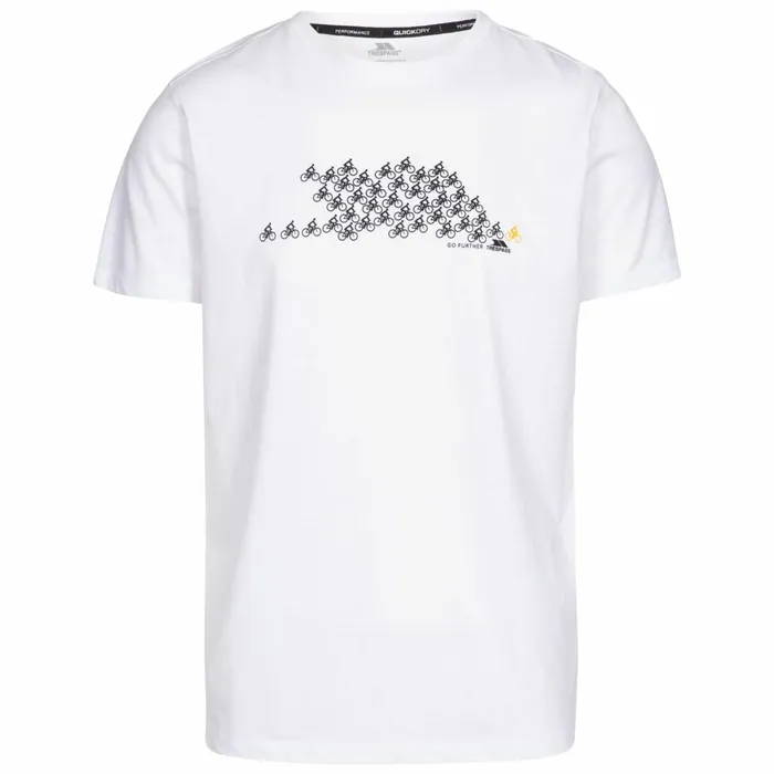 Borlie Printed TShirt White Men Trespass TShirts