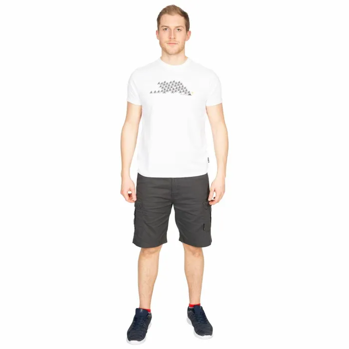 Borlie Printed TShirt White Men Trespass TShirts