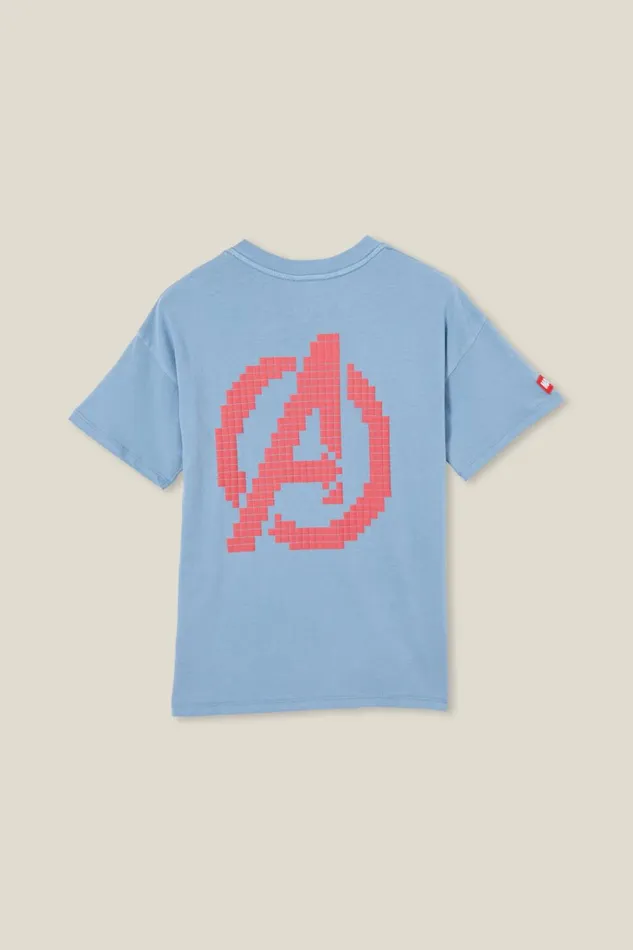 BoysGirls Tops and TShirts Cotton On License Quinn Short Sleeve Tee Lcn Mar Dusty Bluemarvel Group BoysGirls Tops and TShirts Cotton On License Quinn Short Sleeve Tee Lcn Mar Dusty Bluemarvel Group