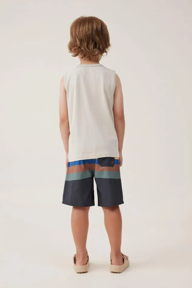Boys Shorts Cotton On Bobby Board Short Phantomswag Green Multi Stripe Boys Shorts Cotton On Bobby Board Short Phantomswag Green Multi Stripe
