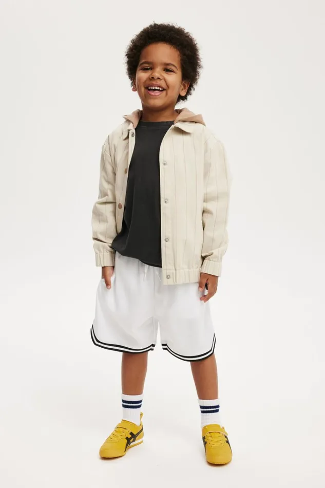 Boys Shorts Cotton On Braxton Basketball Short White Boys Shorts Cotton On Braxton Basketball Short White