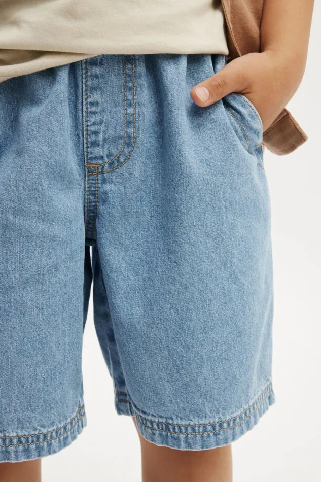 Boys Shorts Cotton On Eric Easy Short Bells Light Blue