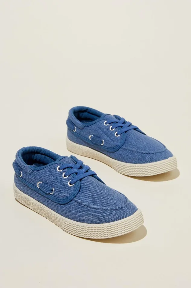 Boys Sneakers Cotton On Billy Boat Shoe In The Navy Boys Sneakers Cotton On Billy Boat Shoe In The Navy