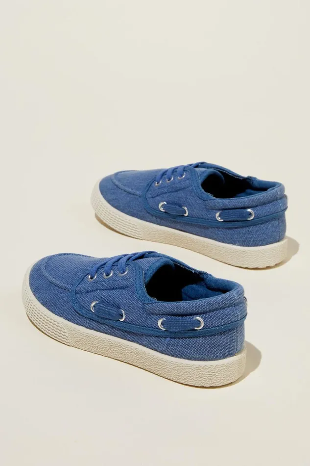 Boys Sneakers Cotton On Billy Boat Shoe In The Navy Boys Sneakers Cotton On Billy Boat Shoe In The Navy