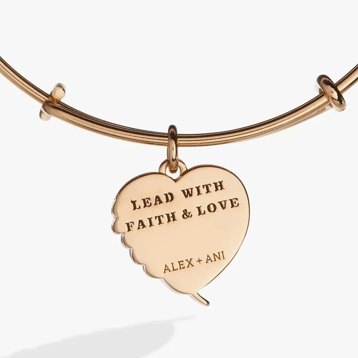 Bracelets Women Alex And Ani Wings Of Protection Charm Bangle Gold