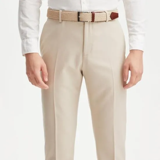 Braided Jeans Belt Sand Men Aspinal Of London Belts