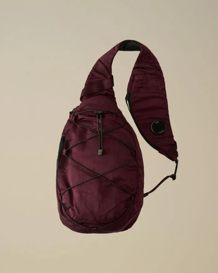 CP Company Backpacks and Waistbag Nylon B Crossbody Rucksack Potent Purple 8211 Man CP Company Backpacks and Waistbag Nylon B Crossbody Rucksack Potent Purple 8211 Man