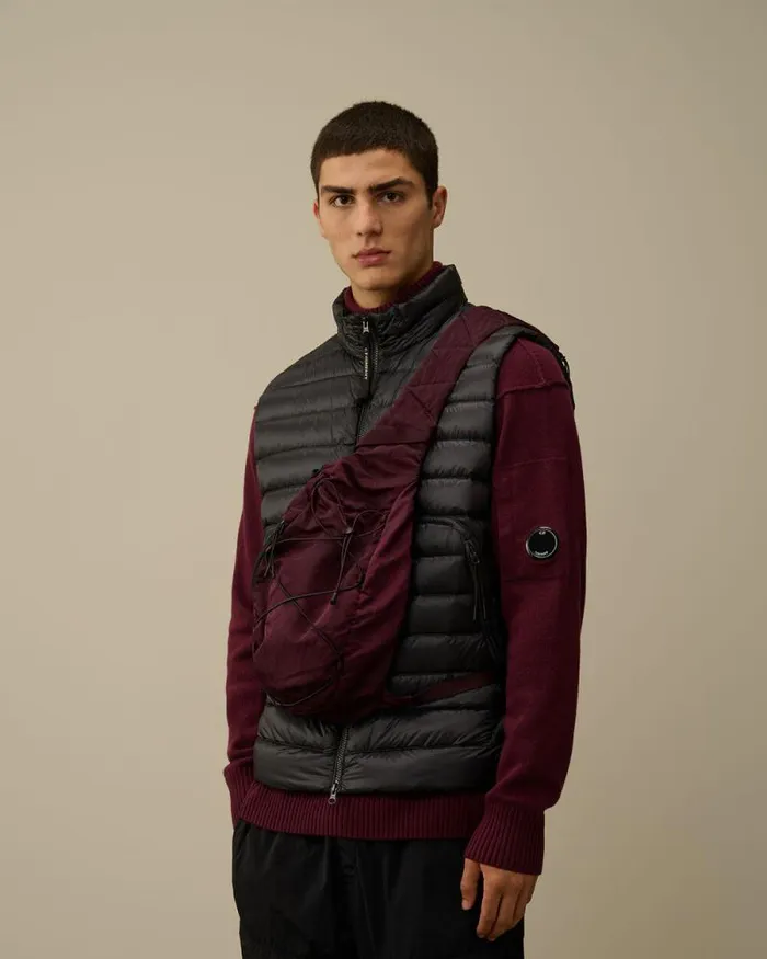 CP Company Backpacks and Waistbag Nylon B Crossbody Rucksack Potent Purple 8211 Man