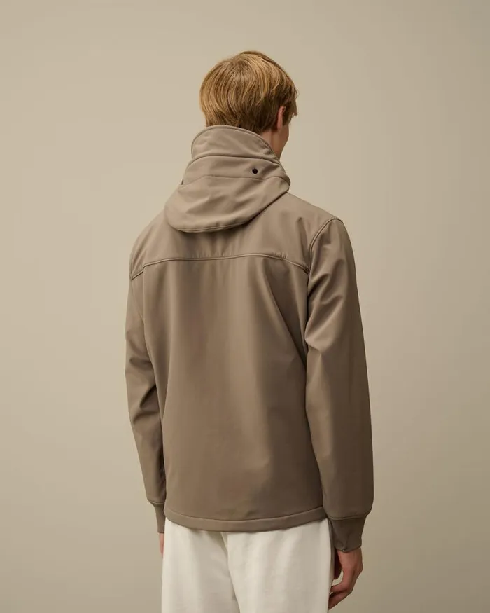 CP Company Jacket and Coats CP ShellR Goggle Jacket Walnut Beige 8211 Man