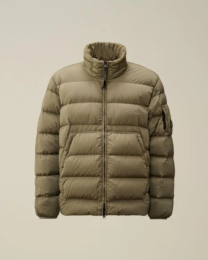 CP Company Jacket and Coats ChromeR Down Jacket Walnut Beige 8211 Man