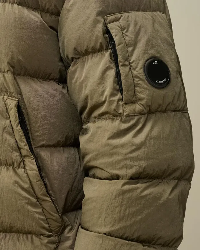 CP Company Jacket and Coats ChromeR Down Jacket Walnut Beige 8211 Man