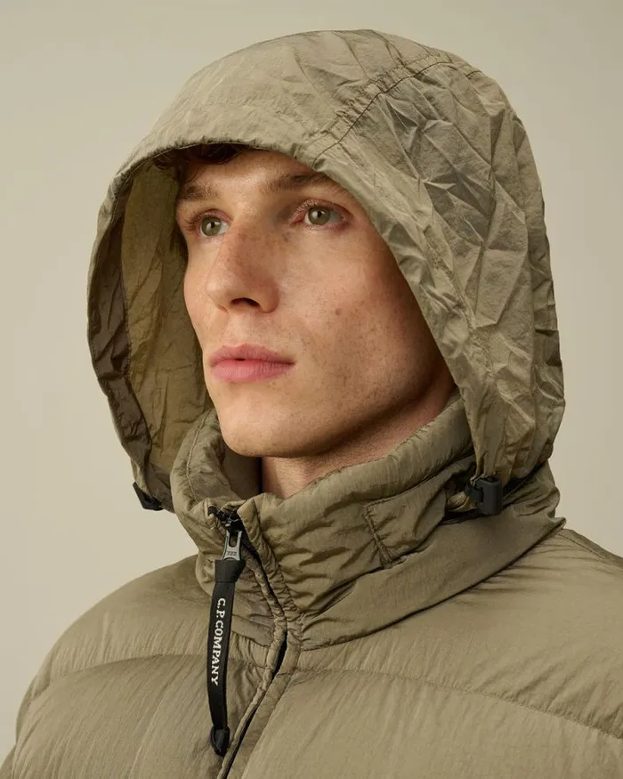 CP Company Jacket and Coats ChromeR Down Jacket Walnut Beige 8211 Man