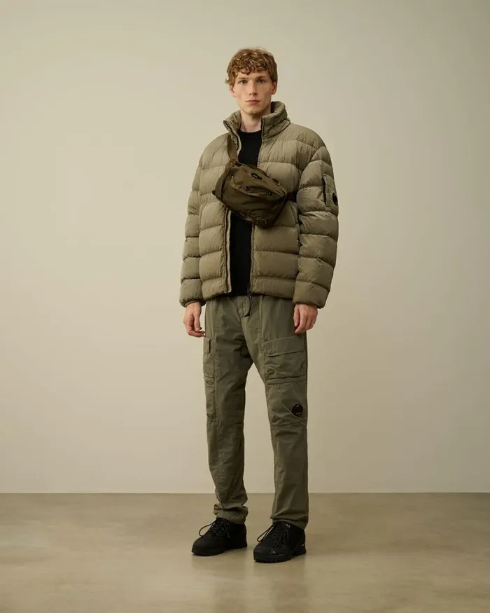 CP Company Jacket and Coats ChromeR Down Jacket Walnut Beige 8211 Man