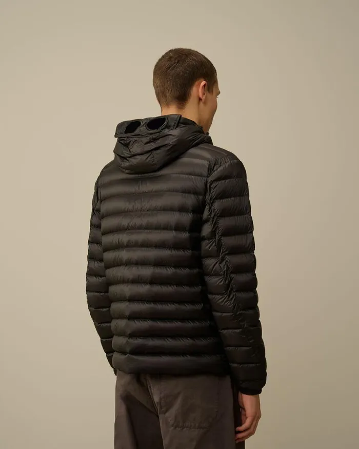 CP Company Jacket and Coats DD Shell Goggle Down Jacket Black 8211 Man