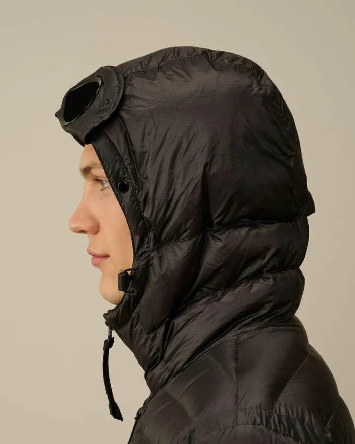 CP Company Jacket and Coats DD Shell Goggle Down Jacket Black 8211 Man