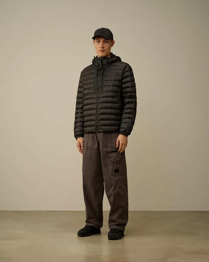 CP Company Jacket and Coats DD Shell Goggle Down Jacket Black 8211 Man