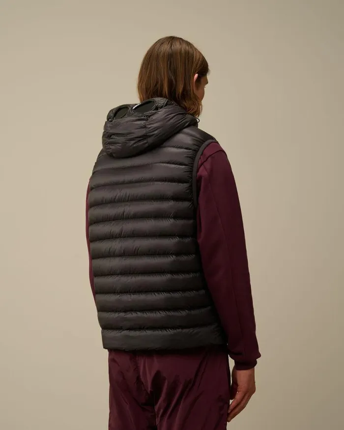 CP Company Jacket and Coats DD Shell Goggle Down Vest Nightshade Purple 8211 Man