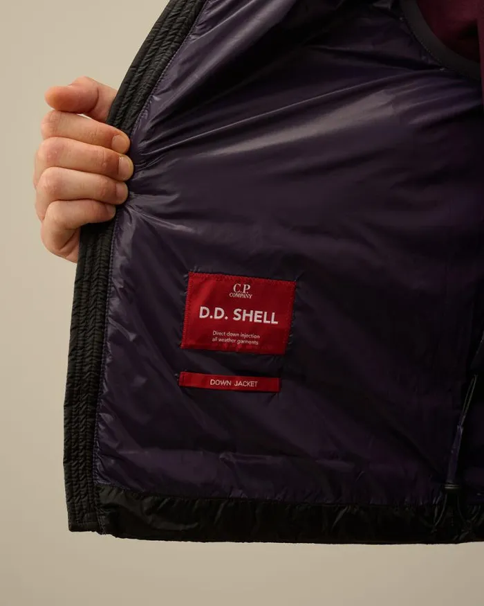 CP Company Jacket and Coats DD Shell Goggle Down Vest Nightshade Purple 8211 Man