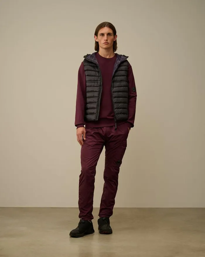 CP Company Jacket and Coats DD Shell Goggle Down Vest Nightshade Purple 8211 Man