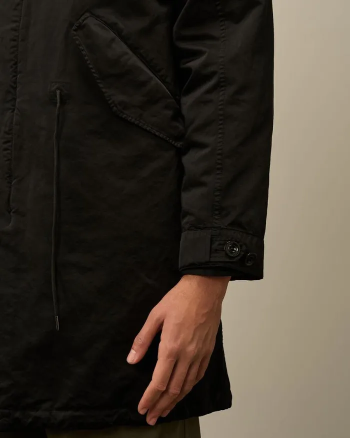 CP Company Jacket and Coats Micro Kei Explorer Parka Black 8211 Man