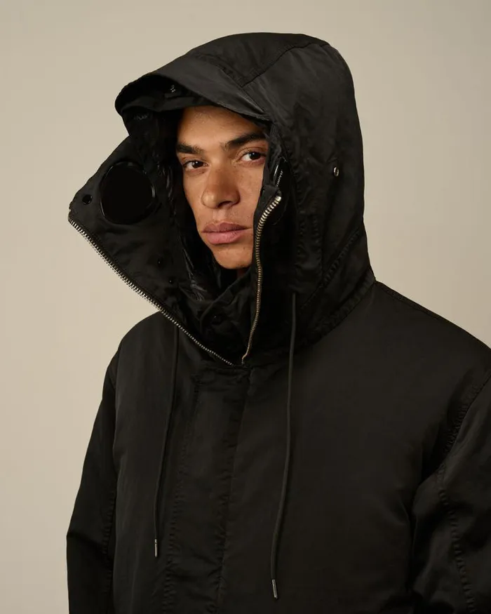 CP Company Jacket and Coats Micro Kei Explorer Parka Black 8211 Man