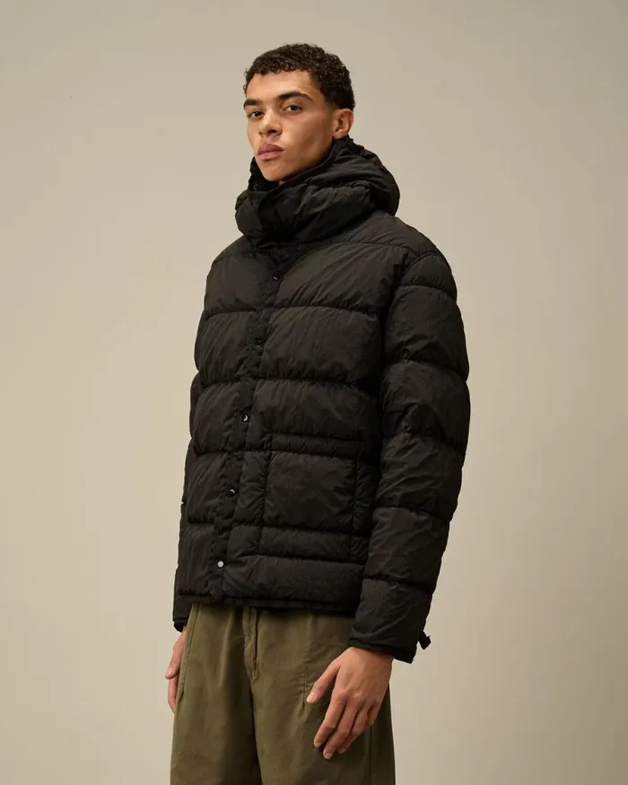 CP Company Jacket and Coats Micro Kei Explorer Parka Black 8211 Man