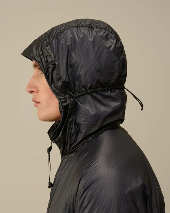 CP Company Jacket and Coats Nada Shell Hooded Jacket Total Eclipse Blue 8211 Man
