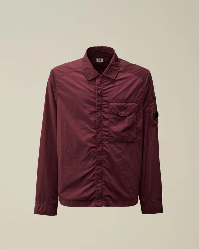 CP Company Overshirt ChromeR Lens Overshirt Potent Purple 8211 Man