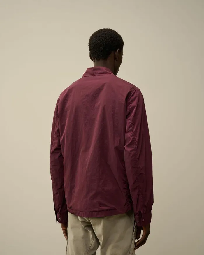 CP Company Overshirt ChromeR Lens Overshirt Potent Purple 8211 Man