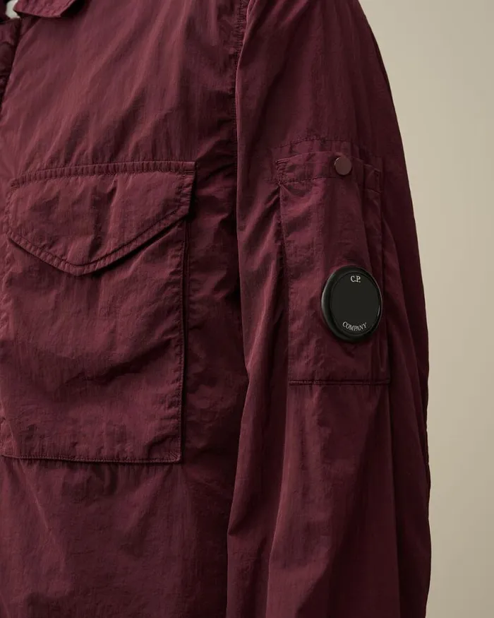 CP Company Overshirt ChromeR Lens Overshirt Potent Purple 8211 Man
