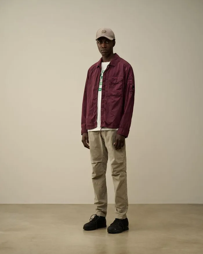 CP Company Overshirt ChromeR Lens Overshirt Potent Purple 8211 Man