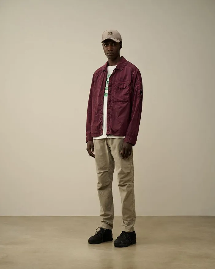CP Company Overshirt ChromeR Lens Overshirt Potent Purple 8211 Man