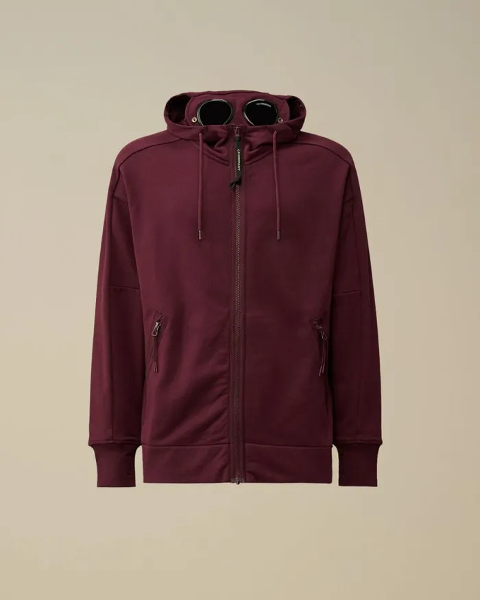 CP Company Sweatshirts Diagonal Raised Fleece Goggle Zipped Hooded Sweatshirt Potent Purple 8211 Man CP Company Sweatshirts Diagonal Raised Fleece Goggle Zipped Hooded Sweatshirt Potent Purple 8211 Man