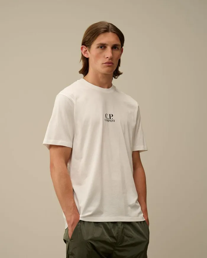 CP Company Tshirts and Polo 301 Jersey Bold British Sailor TShirt Gauze White 8211 Man
