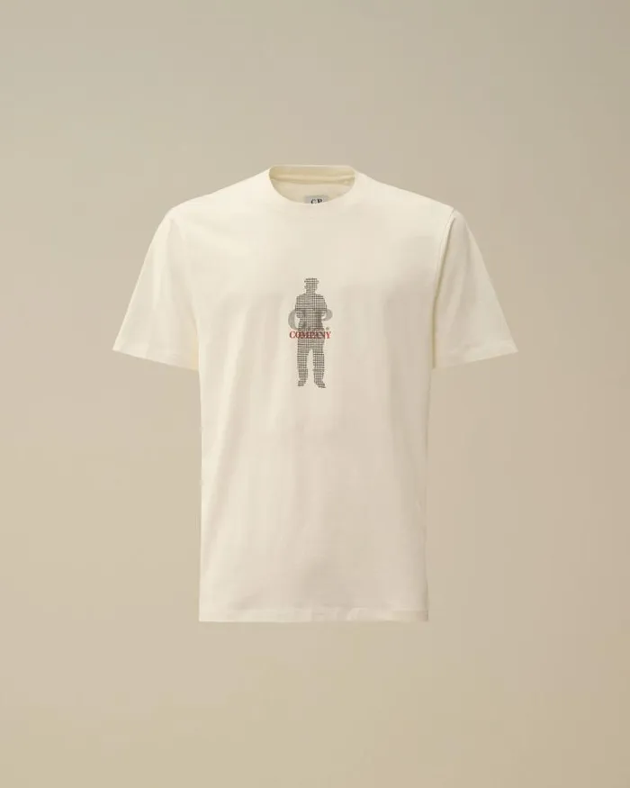 CP Company Tshirts and Polo 301 Jersey Waffled British Sailor TShirt Gauze White 8211 Man CP Company Tshirts and Polo 301 Jersey Waffled British Sailor TShirt Gauze White 8211 Man