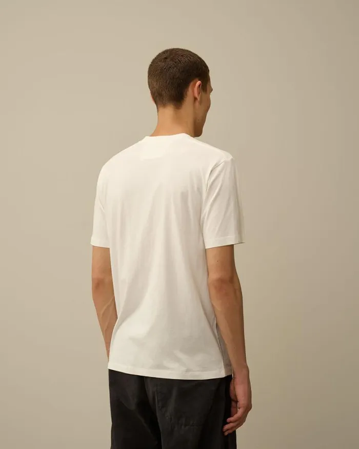 CP Company Tshirts and Polo 301 Jersey Waffled British Sailor TShirt Gauze White 8211 Man