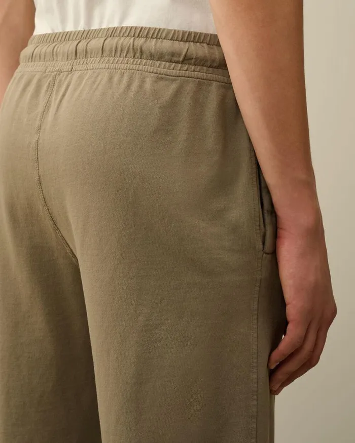 CP Company Tracksuits and Shorts Light Fleece Lens Shorts Walnut Beige 8211 Man