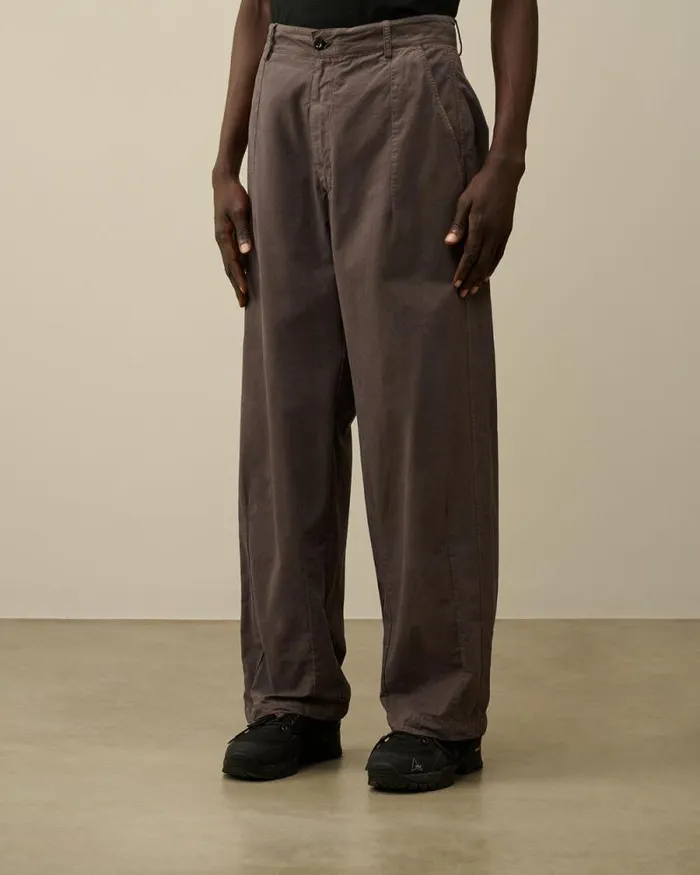 CP Company Trousers Microreps Boxy Pants Boulevard Violet 8211 Man