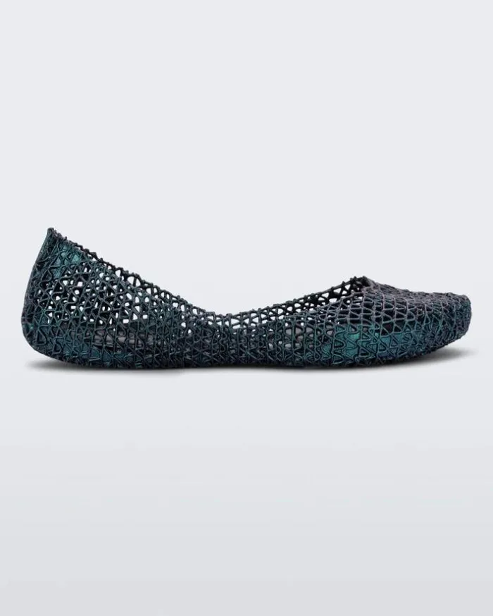 Campana Black Multicolor Women Melissa Flats
